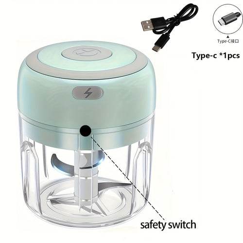 Compact Electric Garlic Crusher USB Meat Grinder 100250Ml - Big J's Showstoppin' Store